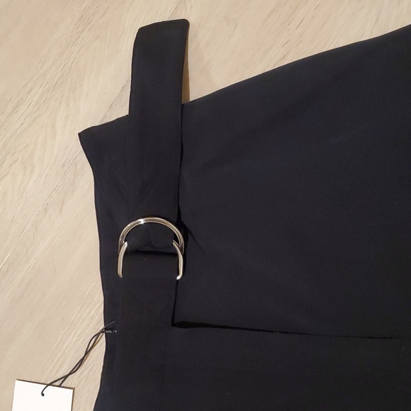 NWT Theory Fluid Ottoman Belted Culotte Pants- 8 - Picture 3 of 9